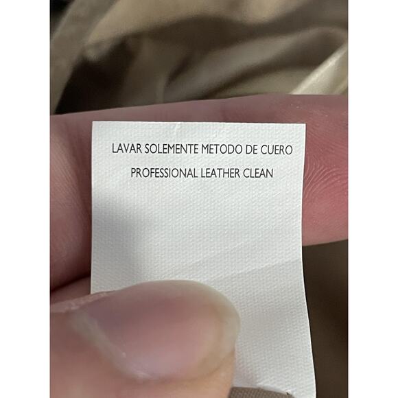 Daisy Fuentes Skirt Womens 2 Khaki Suede A-Line Flare Midi Side Zip Lined Gored - Picture 8 of 8